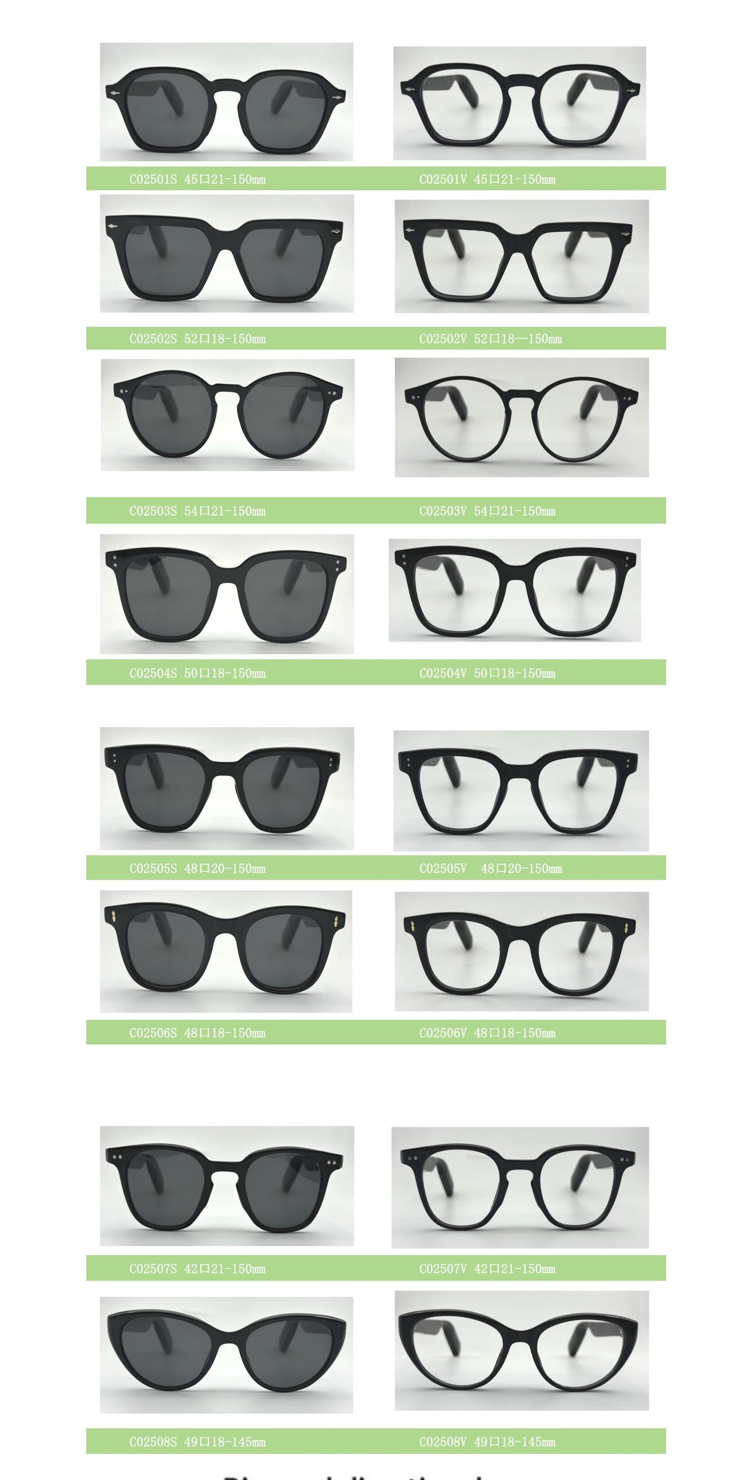 AI Smart for Bluetooth Sunglasses with Blue Light Blocking Polarized