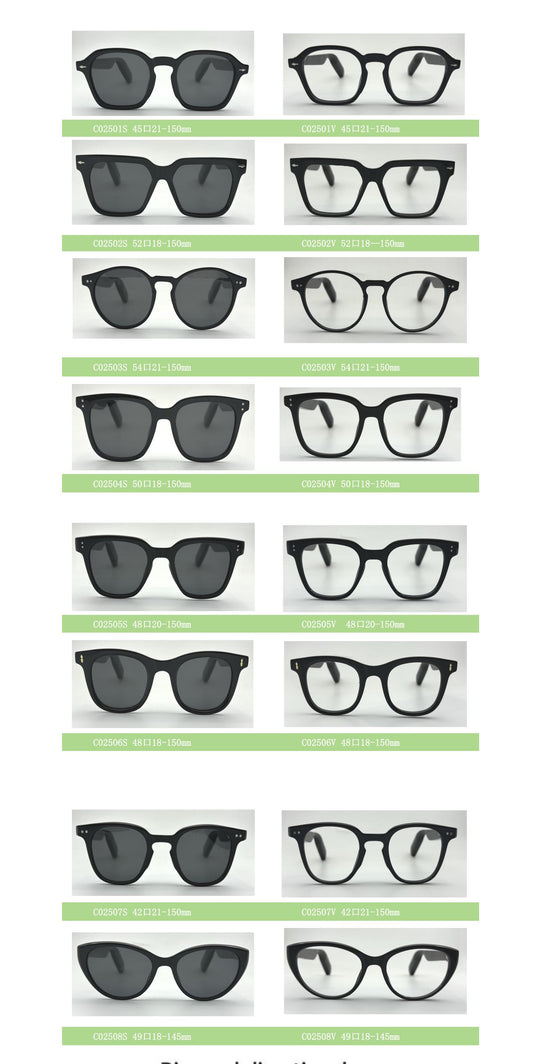 AI Smart for Bluetooth Sunglasses with Blue Light Blocking Polarized